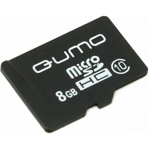 Карта памяти 8GB Qumo QM8GMICSDHC10NA MicroSDHC Class 10