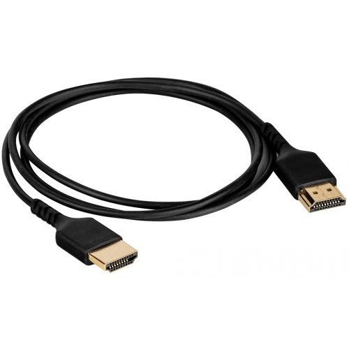 Кабель HDMI Wize WAVC-HDMIUS-0.2M 0.2 м, v.2.0, 19M/19M, 4K/60 Hz 4:4:4, 36 AWG, HDCP 2.2,ультратонк