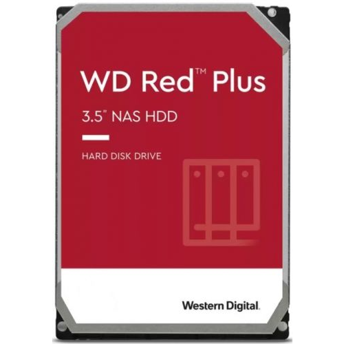 Жесткий диск 8TB SATA 6Gb/s Western Digital WD80EFBX WD Red Plus 3,5" 7200RPM 256MB NAS Edition