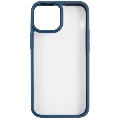 Чехол Usams US-BH768 УТ000028115 пластиковый, прозрачный для iPhone 13 mini, с цветным силиконовым к