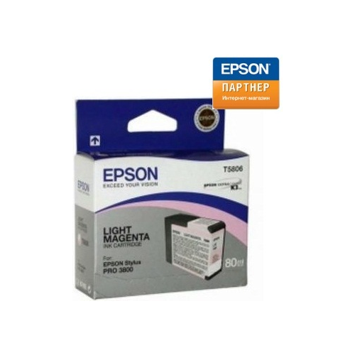 Картридж Epson C13T580600 для принтера Stylus Pro 3800 (80 ml) светло-пурпурный