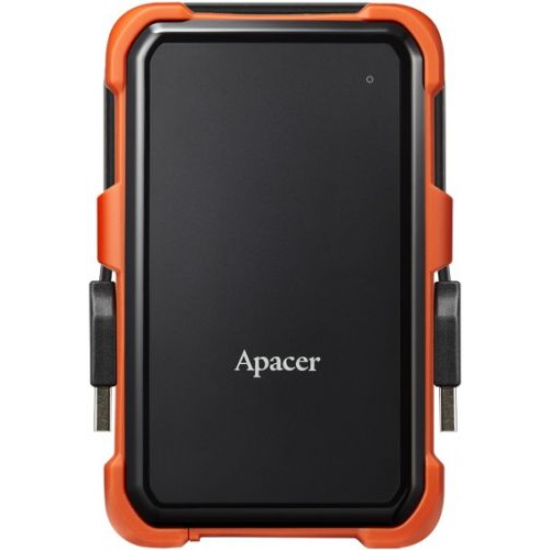 Внешний жесткий диск 2.5'' Apacer C630 1TB, USB 3.1, IP55, Win/Mac/Linux, military grade, black/oran