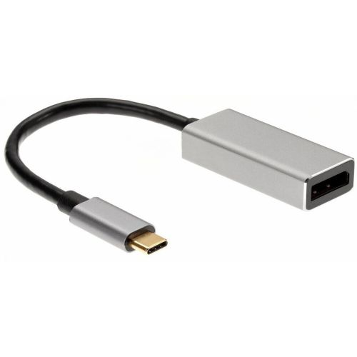 Адаптер Aopen/Qust ACU422MB USB 3.1 Type-C (m)--> DP (f) 4K/60Hz, aluminium shell