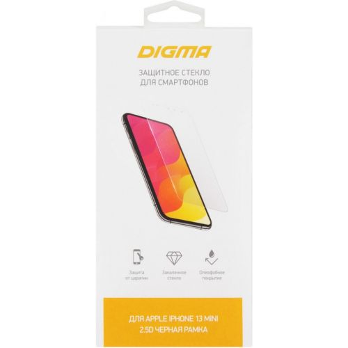Защитное стекло Digma DGG2AP13MA для Apple iPhone 13 mini 2.5D (1589437)