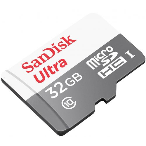 Карта памяти MicroSDHC 32GB SanDisk SDSQUNS-032G-GN3MN Ultra Android 80MB/s Class 10