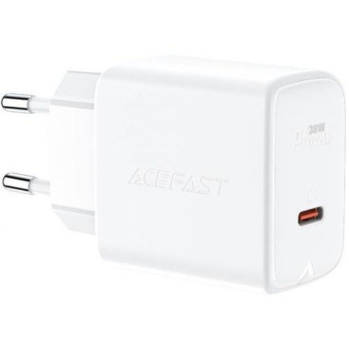 Зарядное устройство сетевое ACEFAST A21 30W, USB Type-C, белое