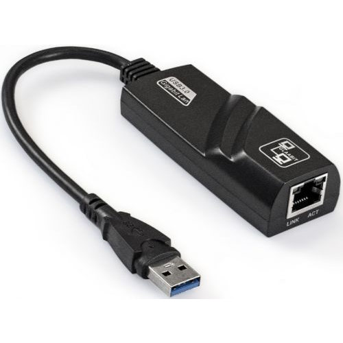 Кабель-адаптер Exegate EX288739RUS USB 3.0 - UTP 10/100/1000Mbps, black