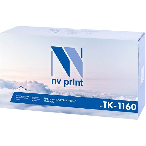 Картридж NVP NV-TK3160NC без чипа, для Kyocera ECOSYS P3045dn/3050dn/3055dn/3060dn, 12500k