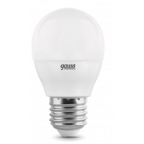 Лампа светодиодная Gauss 105102107-D LED Globe-dim E27 7W 3000К диммируемая
