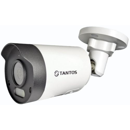 Видеокамера IP Tantos TSi-Pe25FP уличная цилиндрическая 2Мп с фиксированным объективом и питанием Po