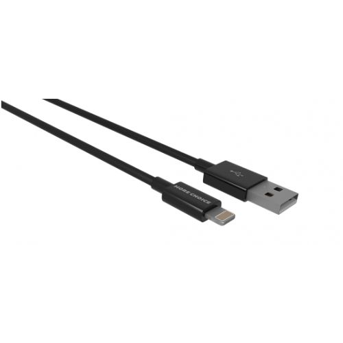 Кабель интерфейсный More Choice K42i Smart USB 2.4A для Lightning 8-pin ТРЕ 1м Black