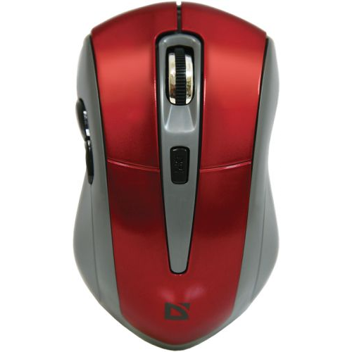 Мышь Wireless Defender Accura MM-965 52966 красная, 800-1600dpi, USB, 6 кнопок