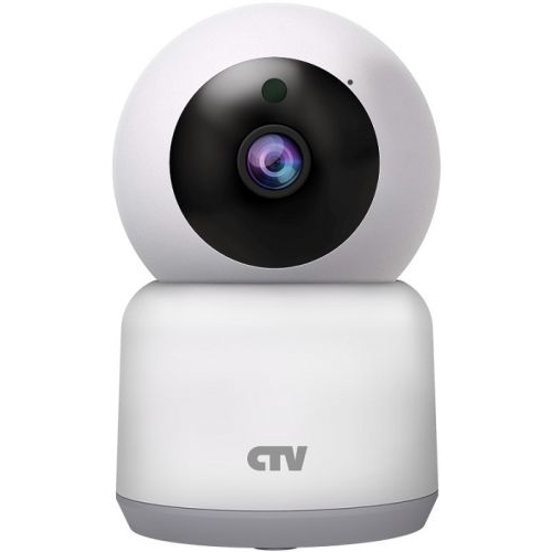 Видеокамера CTV CTV-HomeCam Wi-Fi PTZ с разрешением 2М, функцией "День/Ночь" и ИК подсветкой до 5 ме