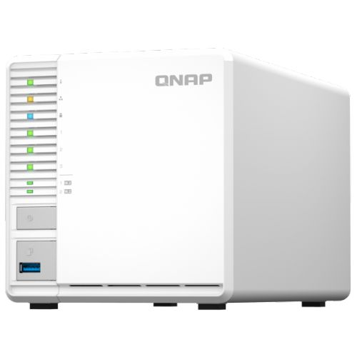 Сетевой RAID-накопитель QNAP TS-364-4G 3 отсека 3,5"/2,5", 1 порт 2,5 GbE BASE-T, HDMI-порт, 2 слота