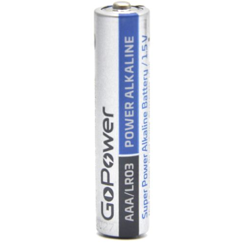 Батарейка GoPower LR03 00-00017749 AAA BOX20 Shrink 4 Alkaline 1.5V (4/20/640)