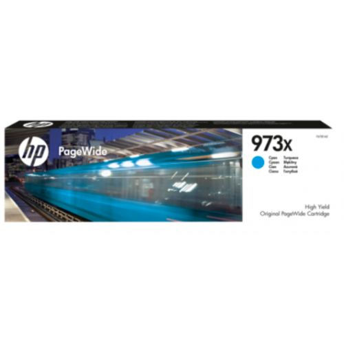 Картридж HP 973X F6T81AE для HP PW Pro 477dw, 452dw (7000стр.), голубой