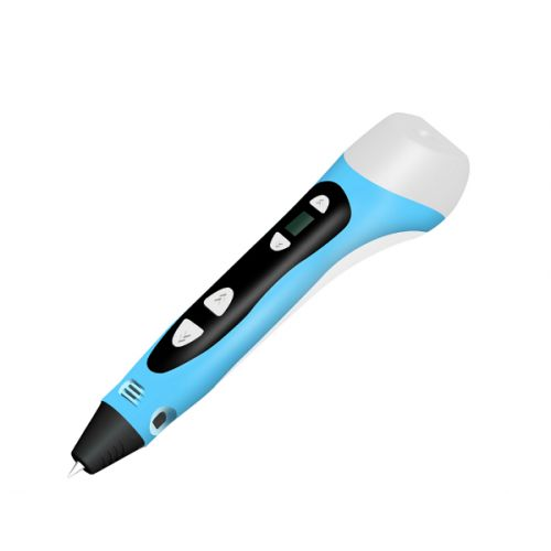 3D ручка Cactus CS-3D-PEN-C-BL PLA ABS LCD голубой
