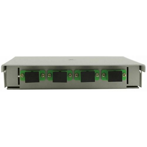 Кросс оптический настенный коробочный TELCORD КН-4 4-SC/MM-4-SC/UPC-MM62,5-GY 163х123х23 мм, 4 адапт