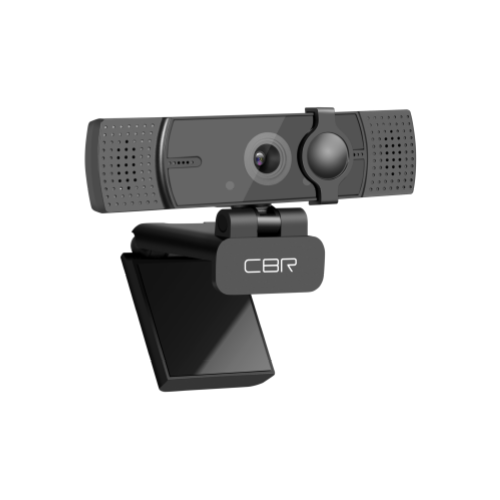 Веб-камера CBR CW 872FHD Black 5 МП, разрешение видео 1920х1080, USB 2.0, встроенный микрофон с шумо