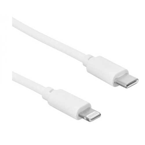 Кабель интерфейсный SUNWIND 1531547 USB Type-C (m)-Lightning (m) 1м белый блистер