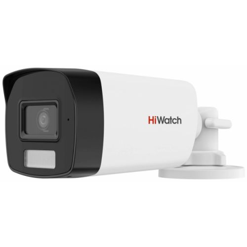 Видеокамера HiWatch DS-T220A (2.8mm) 2Мп уличная цилиндрическая HD-TVI с гибридной подсветкой EXIR/L