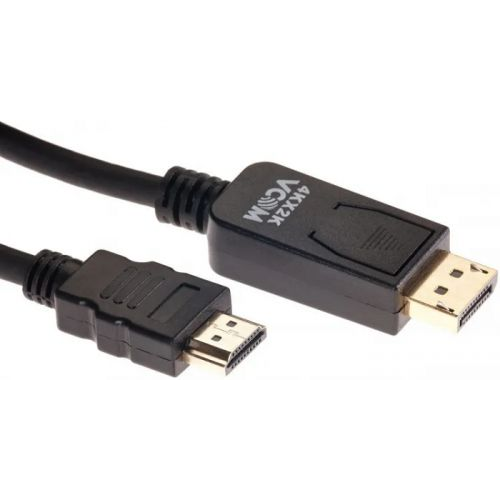 Кабель интерфейсный DisplayPort-HDMI VCOM CG608-1.8M M=>M 4K/30Hz 1.8м