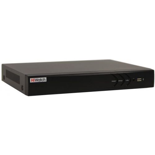 Видеорегистратор HiWatch DS-N308/2P(C) 8-ми канальный IP c 8-ю PoE интерфейсами Видеовход: 8 IP 8Мп