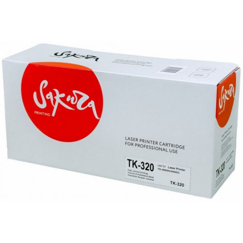 Картридж Sakura SATK320 для Kyocera Mita FS-3900DN/4000DN, черный, 15000 к