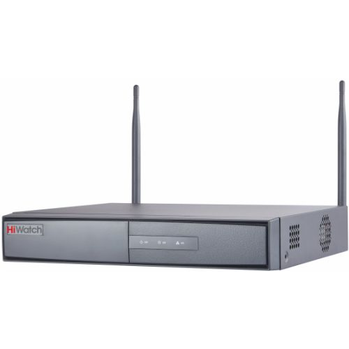 Видеорегистратор HiWatch DS-N308W(B) 8-ми канальный WiFi 2.4ГГц видеовход: 8*IP 4Мп, видеовыход: VGA