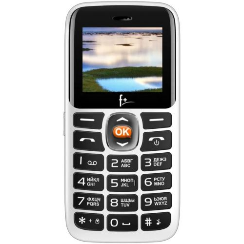 Мобильный телефон F+ Ezzy4 White белый, 2SIM, 1.77'' 128*160, 32/32MB, up to 16GB flash, 0.08 Mpx, 6