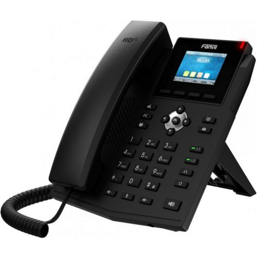 Телефон VoiceIP Fanvil X3SP Pro 2xEthernet 10/100, 4 SIP линии, HD аудио, цветной дисплей 2,4”, порт