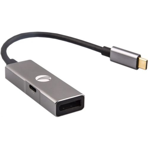 Адаптер VCOM CU453 USB 3.1 Type-C (m)-DP (f), 4K/60Hz, PD charging, aluminum shell