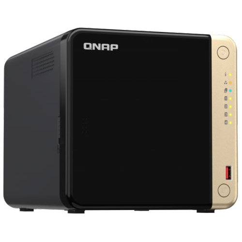Сетевой RAID-накопитель QNAP TS-464-8G 4 отсека 3,5"/2,5", 2 слота M.2 2280 NVMe, 2 порта 2,5 GbE BA