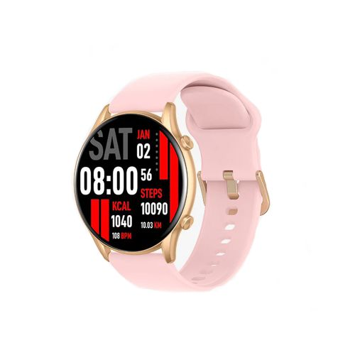 Часы Kieslect Kr Pink розовые, 1.32", AMOLED, 360x360, IP68