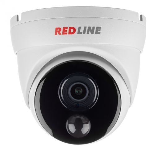 Видеокамера REDLINE RL-IP22P-S.pir 1/2.7" CMOS 2 Мп 20 к/с; объектив 3,6мм (75°); 0.1Л; ИК-подсветка