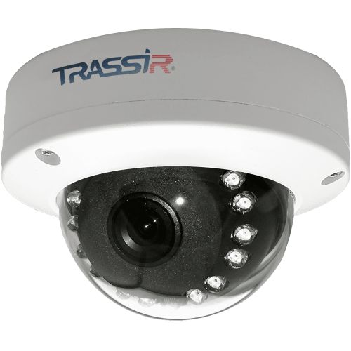 Видеокамера IP TRASSIR TR-D3121IR2 v6 (B) 2.8 уличная 2Мп IP-камера с ИК-подсветкой