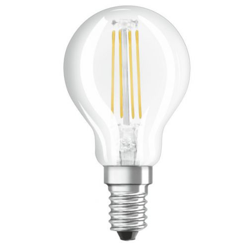Лампа светодиодная LEDVANCE 4058075068377 филаментная LED STAR CLASSIC P 40 4W/827 4Вт шар 2700К теп