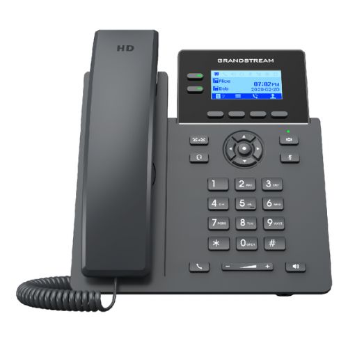 Телефон VoiceIP Grandstream GRP-2602P 4 SIP аккаунта, 2 линии 10/100, дисплей 2,21"(132x48), poe , б