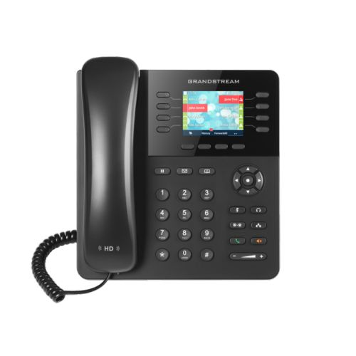 Телефон VoiceIP Grandstream GXP-2135 8 линий/4аккаунта, 2xEthernet 10/100/1000 Мб/сб PoE, HD Audio,