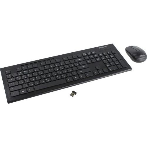 Клавиатура и мышь Wireless Canyon SET-W4 2.4GHz клавиатура 104 кл., slim; мышь: DPI 800/1200/1600, 3