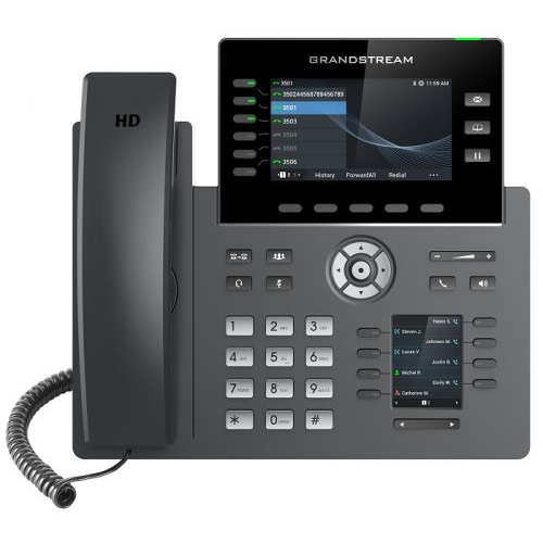 Телефон VoiceIP Grandstream GRP-2616 6 SIP аккаунтов, 6 линий 2хEthernet 10/100/1000, основной диспл
