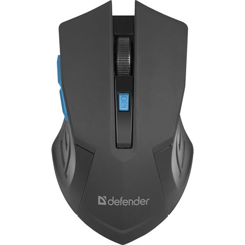 Мышь Wireless Defender Accura MM-275 Black-Blue 800-1600dpi, 6 кнопок