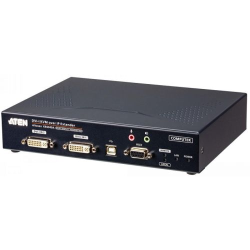 Удлинитель Aten KE6940AT-AX-G передатчик/transmitter, KVM USB 2xDVI-I+AUDIO+RS232, 100м. UTP/10км. S