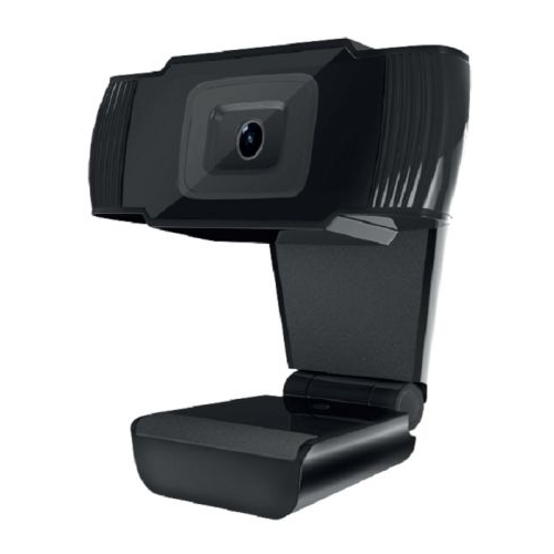 Веб-камера CBR CW 855HD black, 1Мп, USB 2.0, встроенный микрофон с шумоподавлением, фикс.фокус, креп