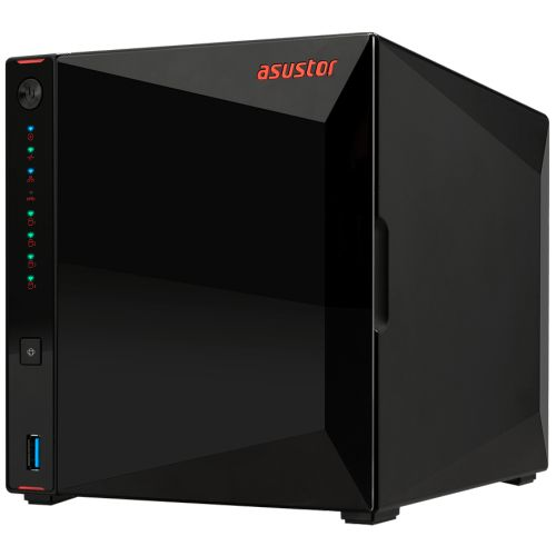 Сетевой накопитель данных ASUSTOR AS5304T 4-Bay NAS/Media player/J4105 1.5GHz, up to 2.5 GHz(Quad-Co