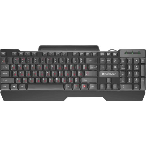 Клавиатура Defender Search HB-790 RU 45790 черный,полноразмерная
