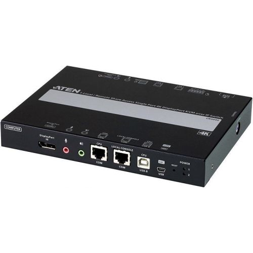 Переключатель Aten CN9950-AT-G 1-портовый 4K DisplayPort KVM-переключатель с доступом по IP и поддер