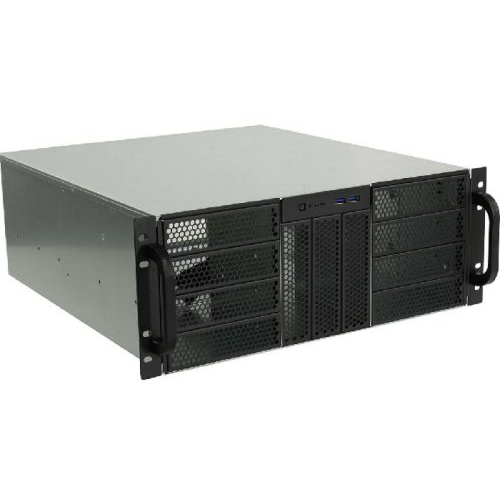 Корпус серверный 4U Procase RE411-D11H0-C-48 черный, 11x5.25+0HDD, без БП, глубина 480мм,MB CEB 12"x