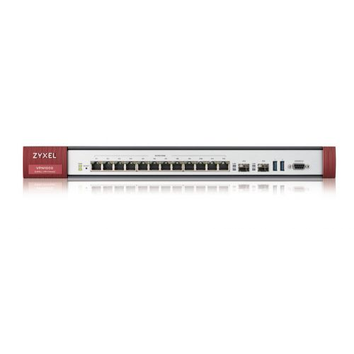 Межсетевой экран ZYXEL ZyWALL VPN1000 Rack, (LAN/WAN) 12xGE и 2xSFP, 2xUSB3.0, AP Controller (4/1024