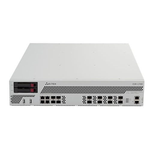 Маршрутизатор ELTEX ESR-1700 4х combo 10/100/1000BASE-T/1000Base-X, 8х 10GBASE-R SFP+, 2x USB 2.0, 3